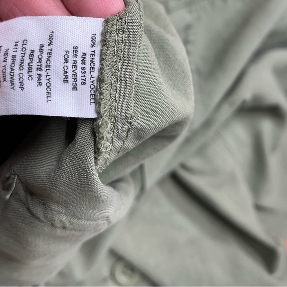 For the Republic, women’s, medium, army green, cargo, elastic waist, drawstring - Picture 3 of 3